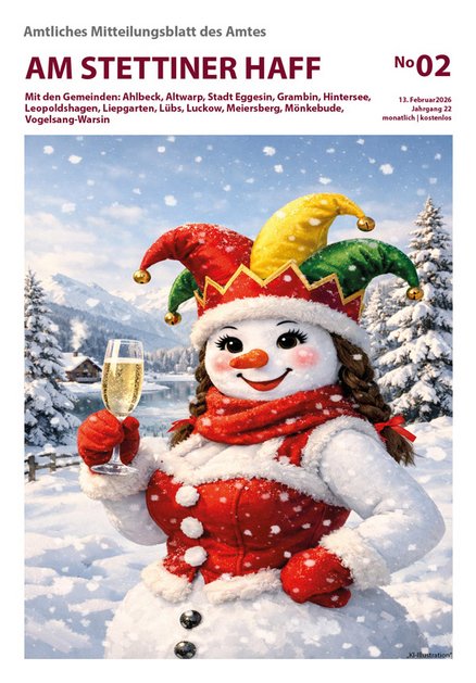 zeigt Titelbild des Amtlichen Mitteilungsblattes Ausgabe 02/2026