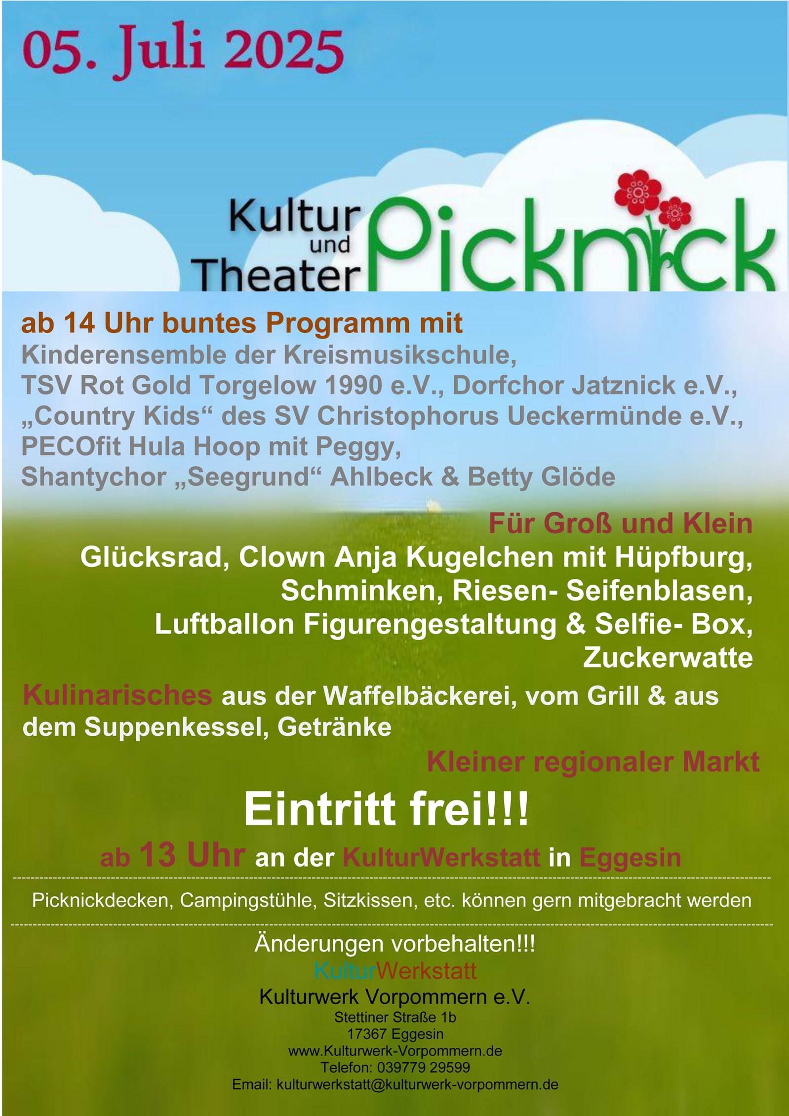 zeigt Veranstaltungsplakat