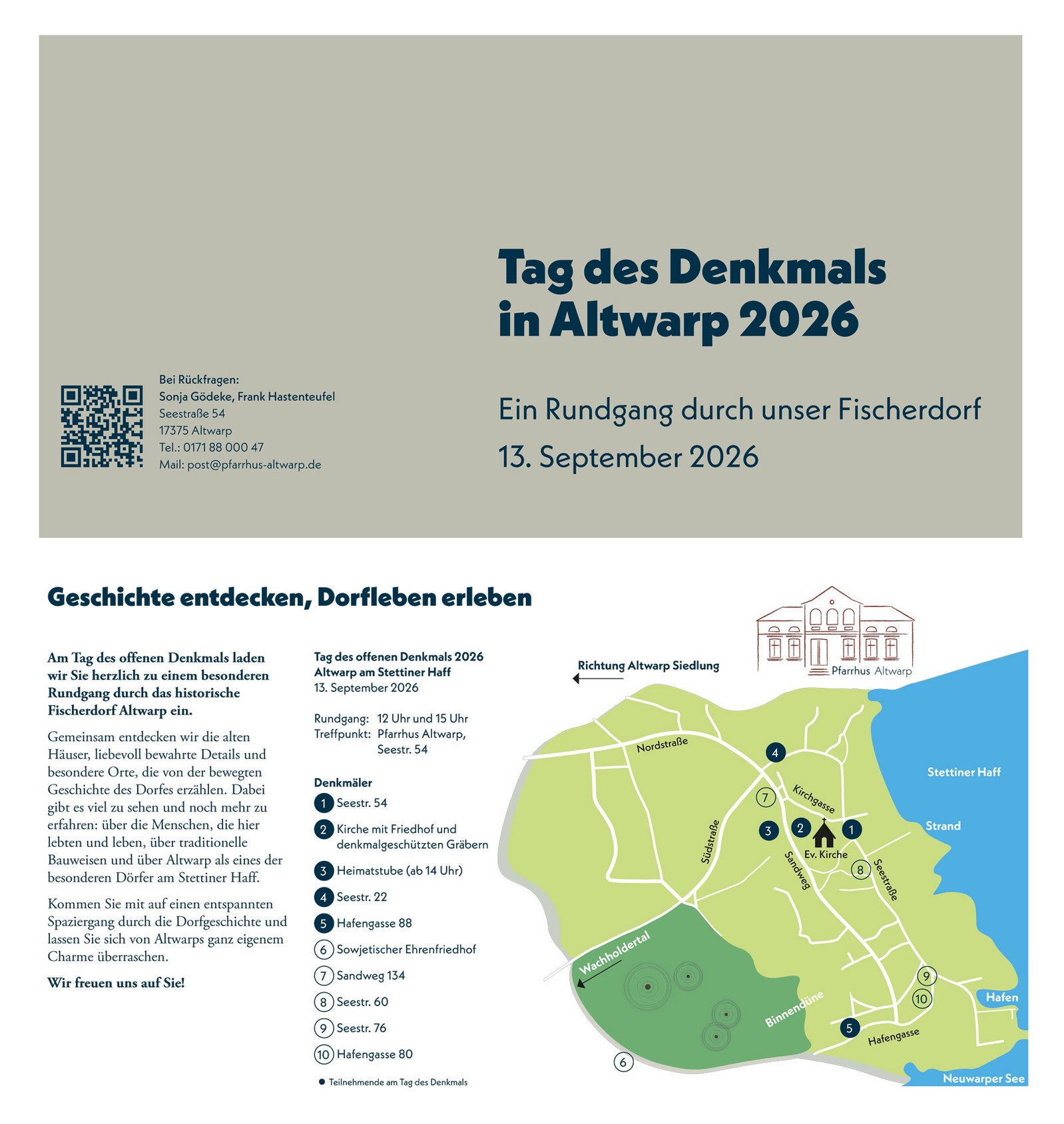 zeigt Veranstaltungsflyer