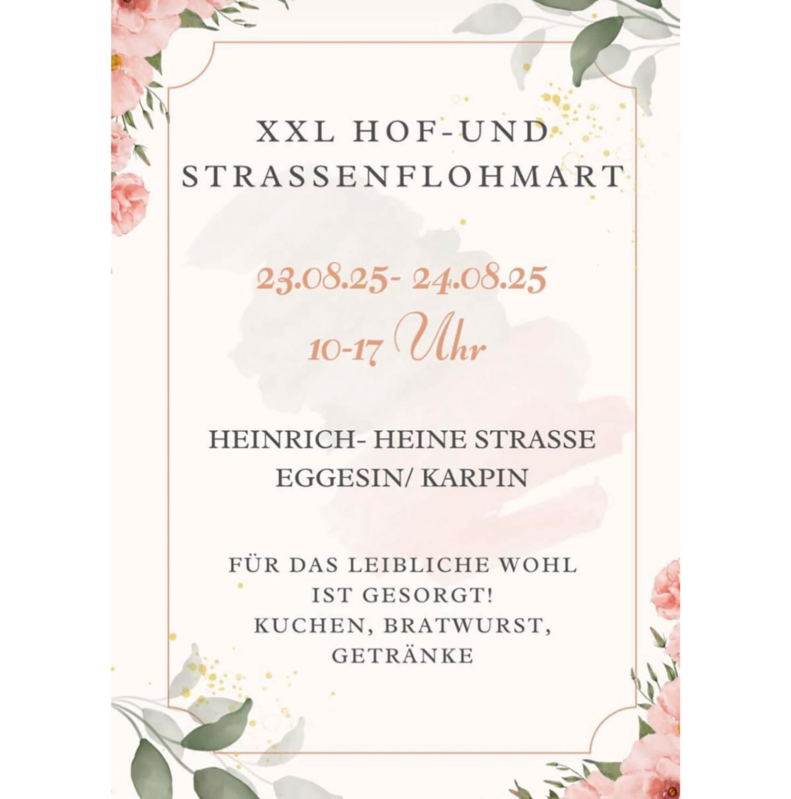 zeigt Veranstaltungsplakat