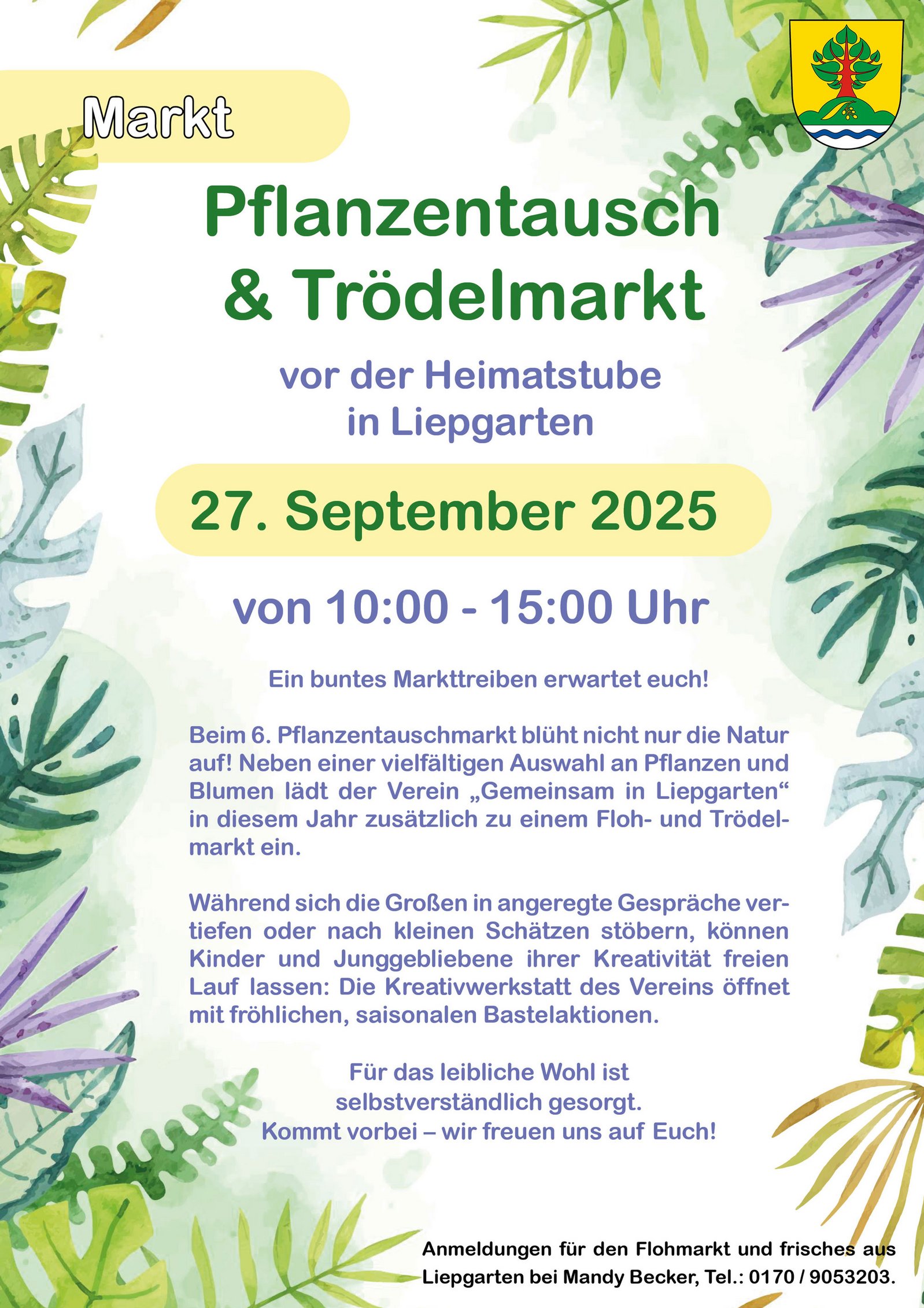zeigt Veranstaltungsplakat