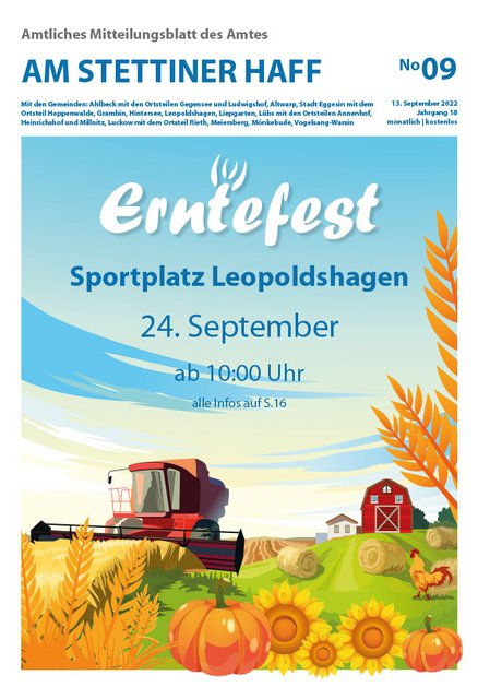 Amtliches Mitteilungsblatt Ausgabe 09/2022