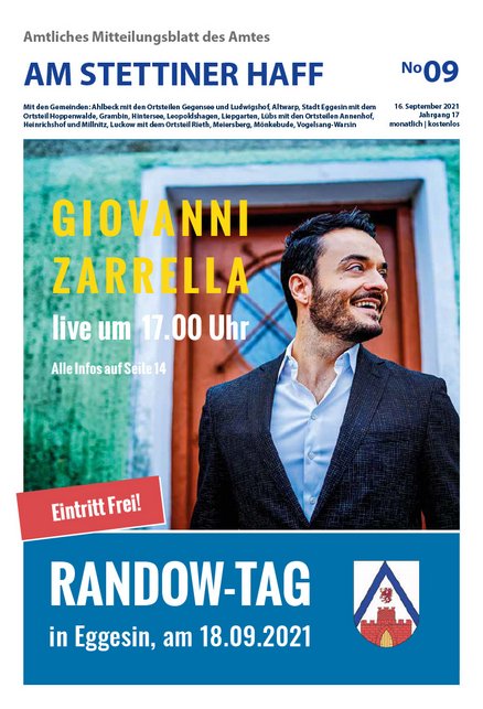 Amtliches Mitteilungsblatt Ausgabe 09/2021