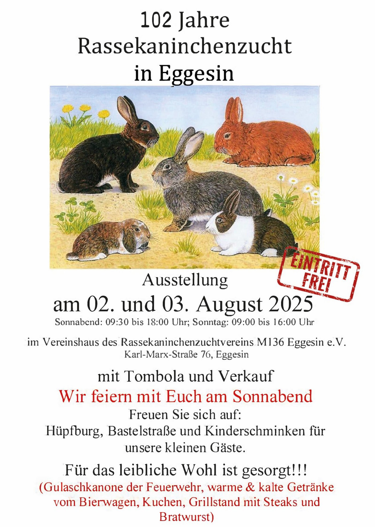 zeigt Veranstaltungsplakat mit Detailinformationen zur Ausstellung