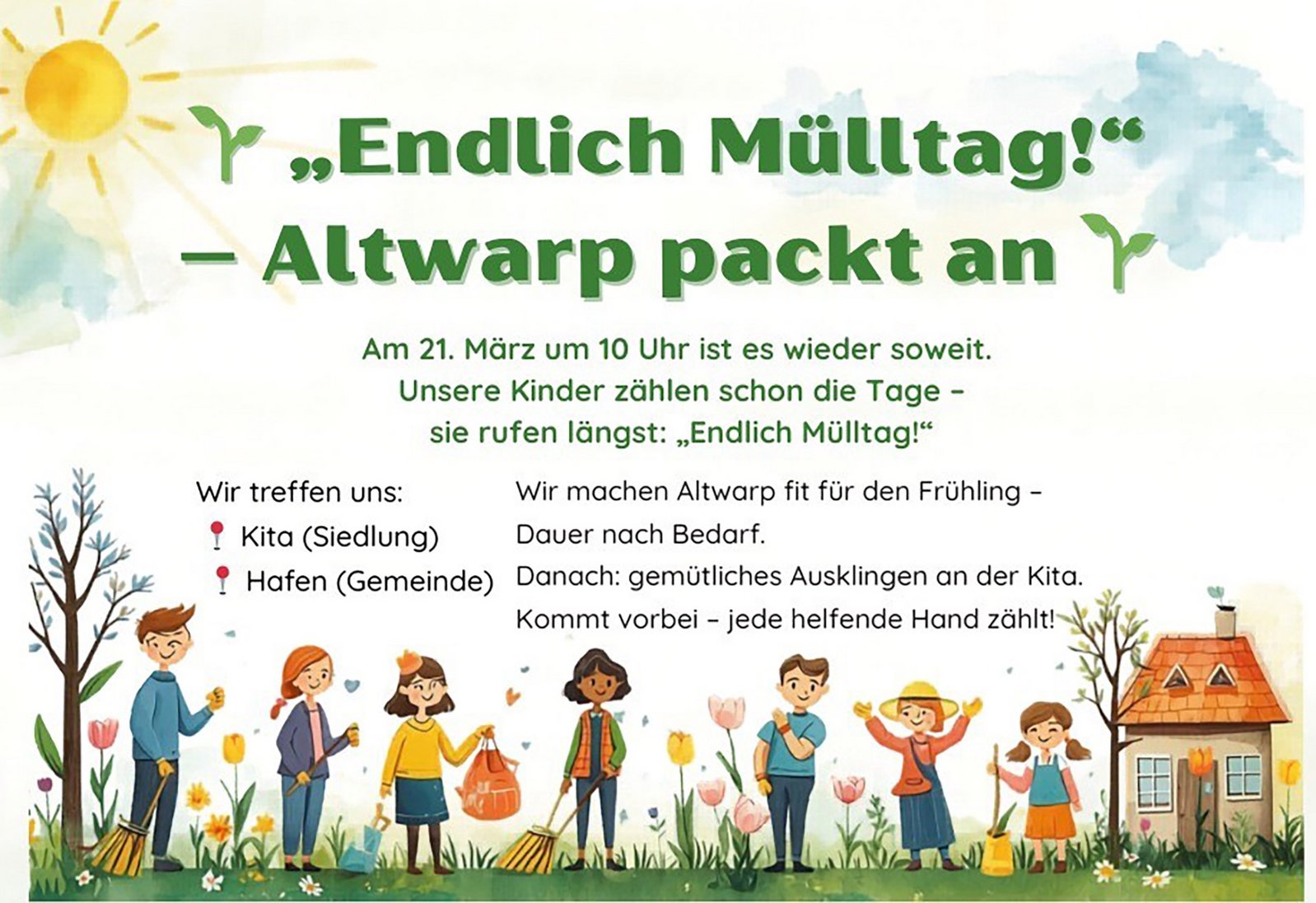 zeigt Veranstaltungsplakat