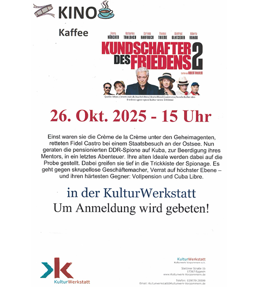 zeigt Veranstaltungsplakat