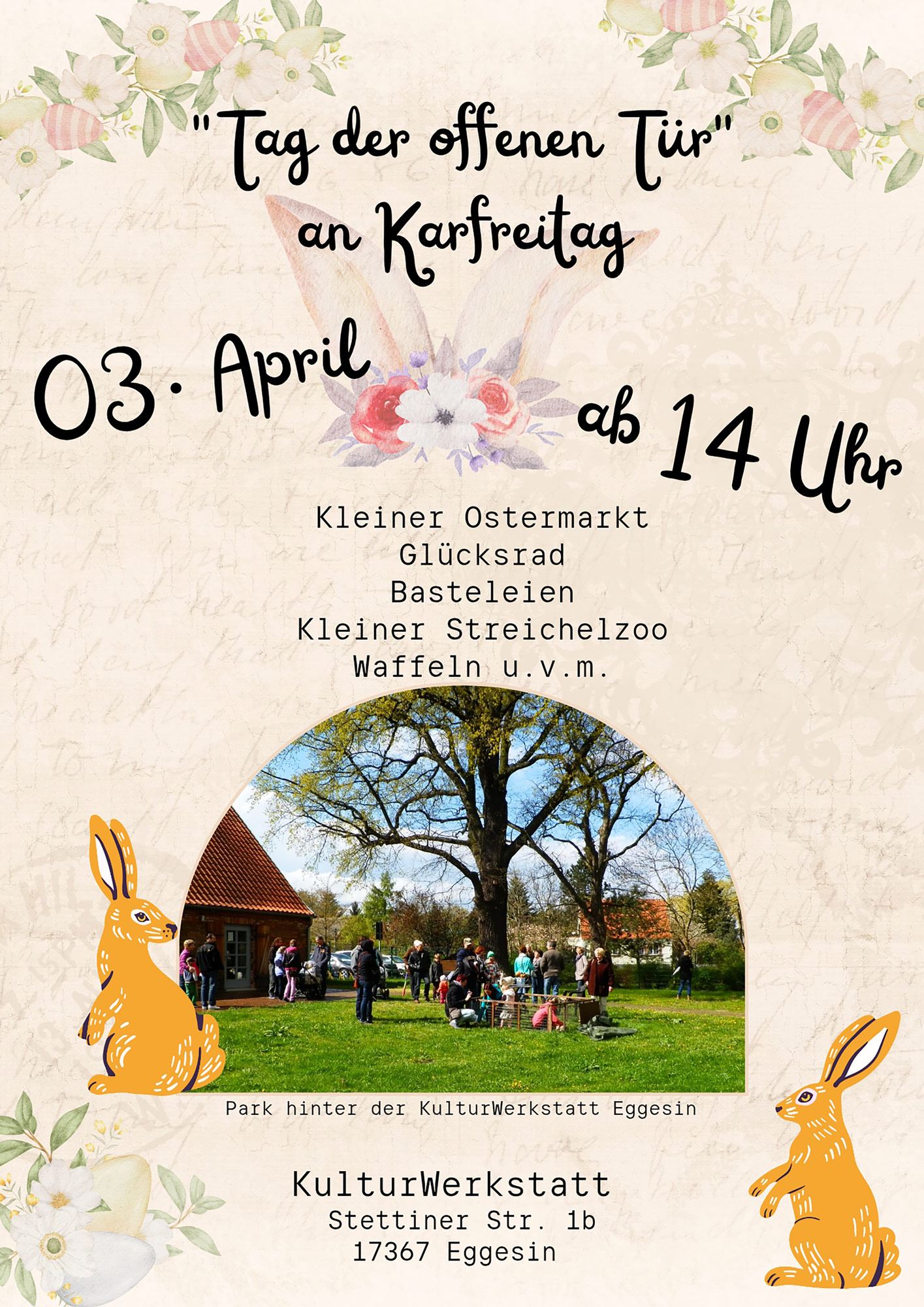 zeigt Veranstaltungsplakat