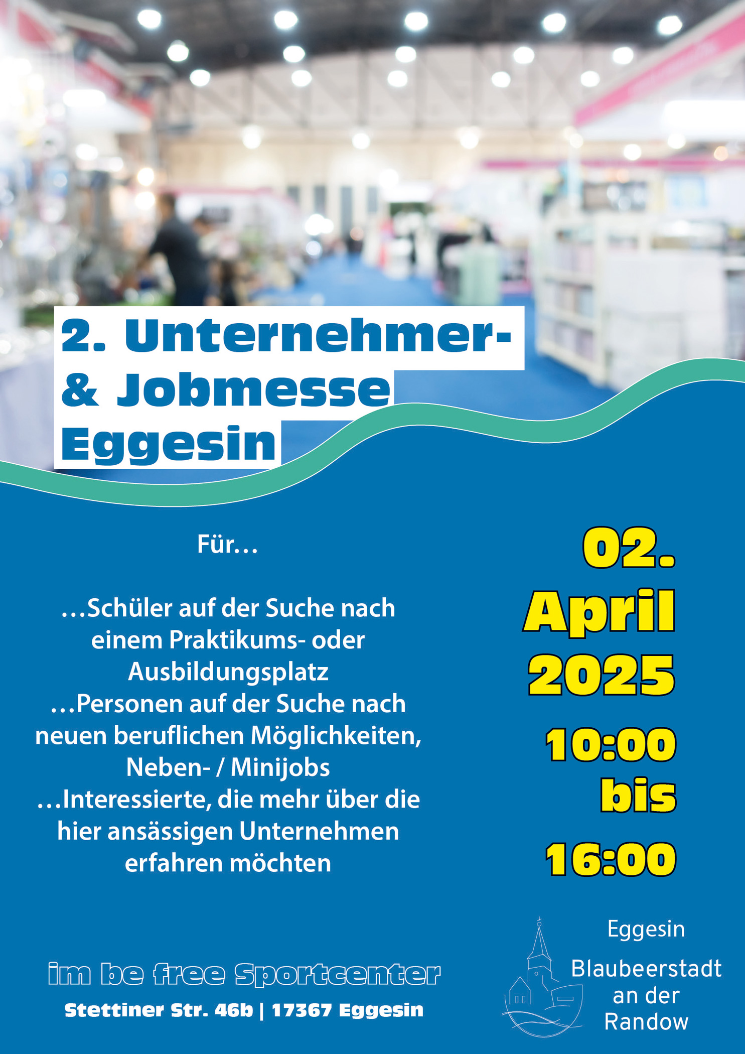 zeigt Veranstaltungsplakat