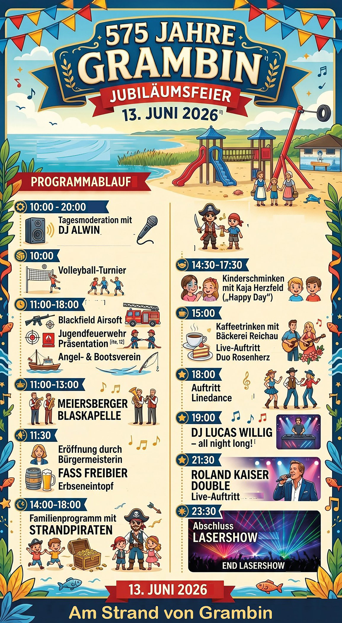zeigt Veranstaltungsplakat