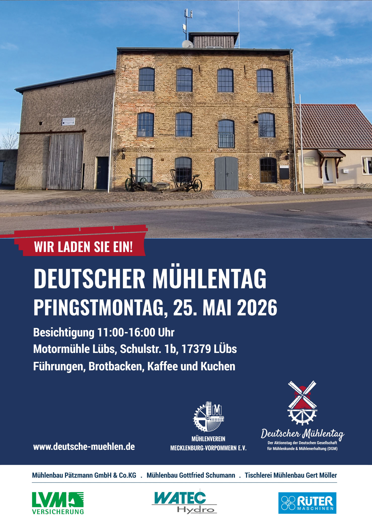 zeigt Veranstaltungsplakat mit Detailinformationen