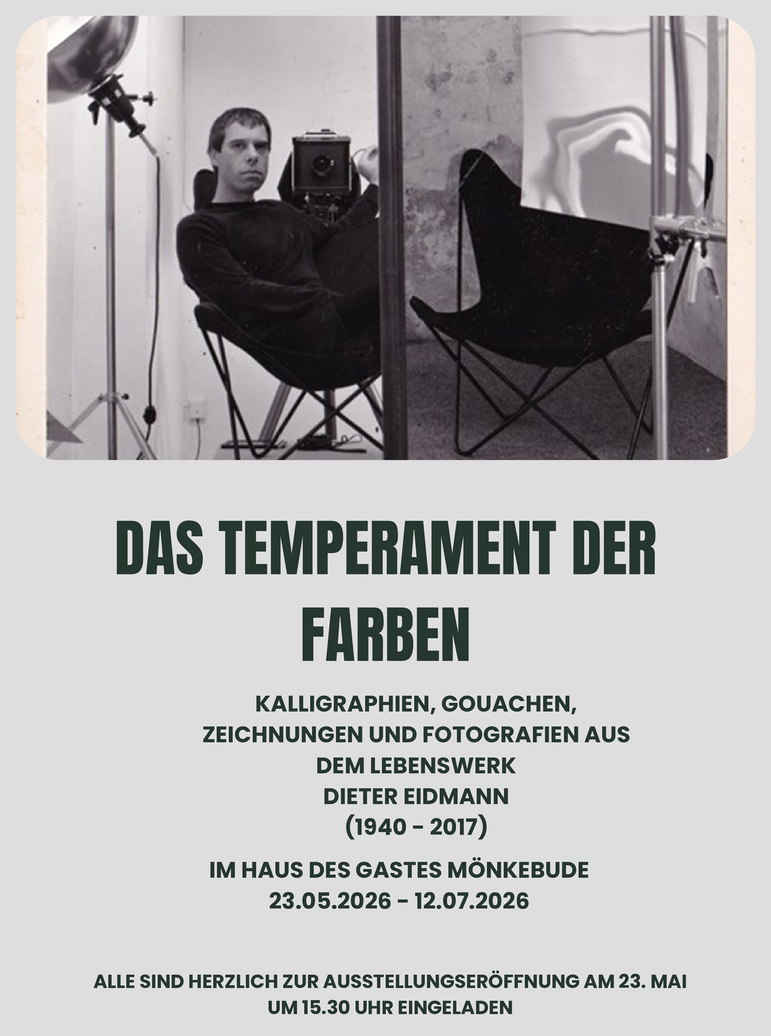 zeigt Veranstaltungsplakat mit Detailinformationen