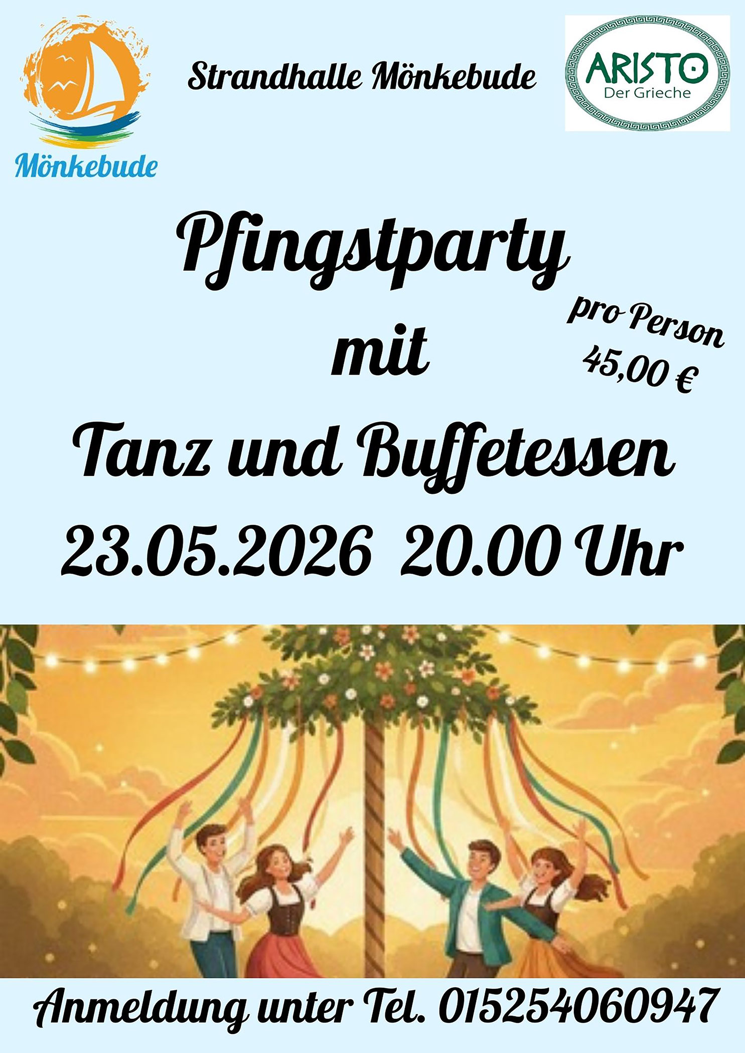 zeigt Veranstaltungsplakat mit Detailinformationen