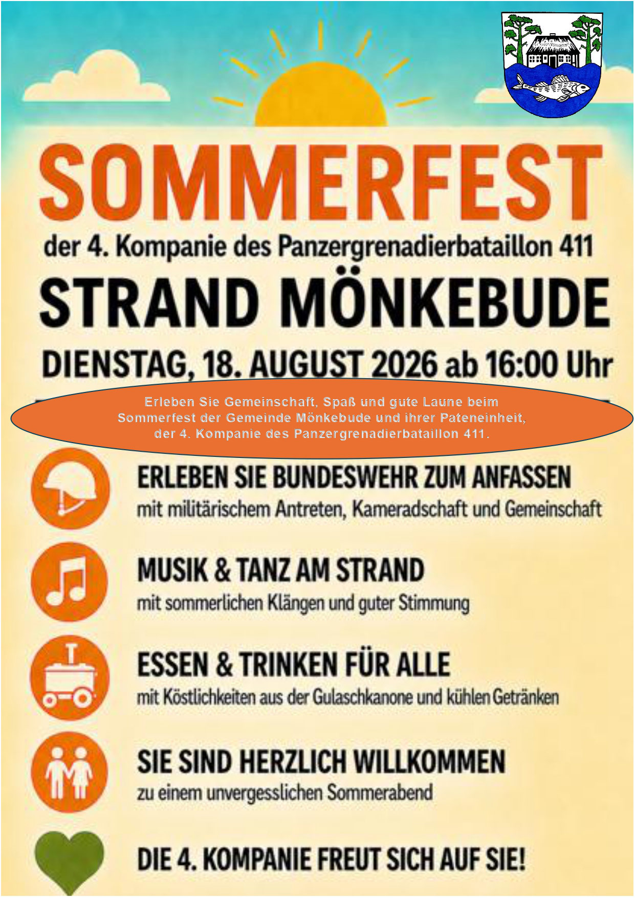 Plakat zeigt Veranstaltung